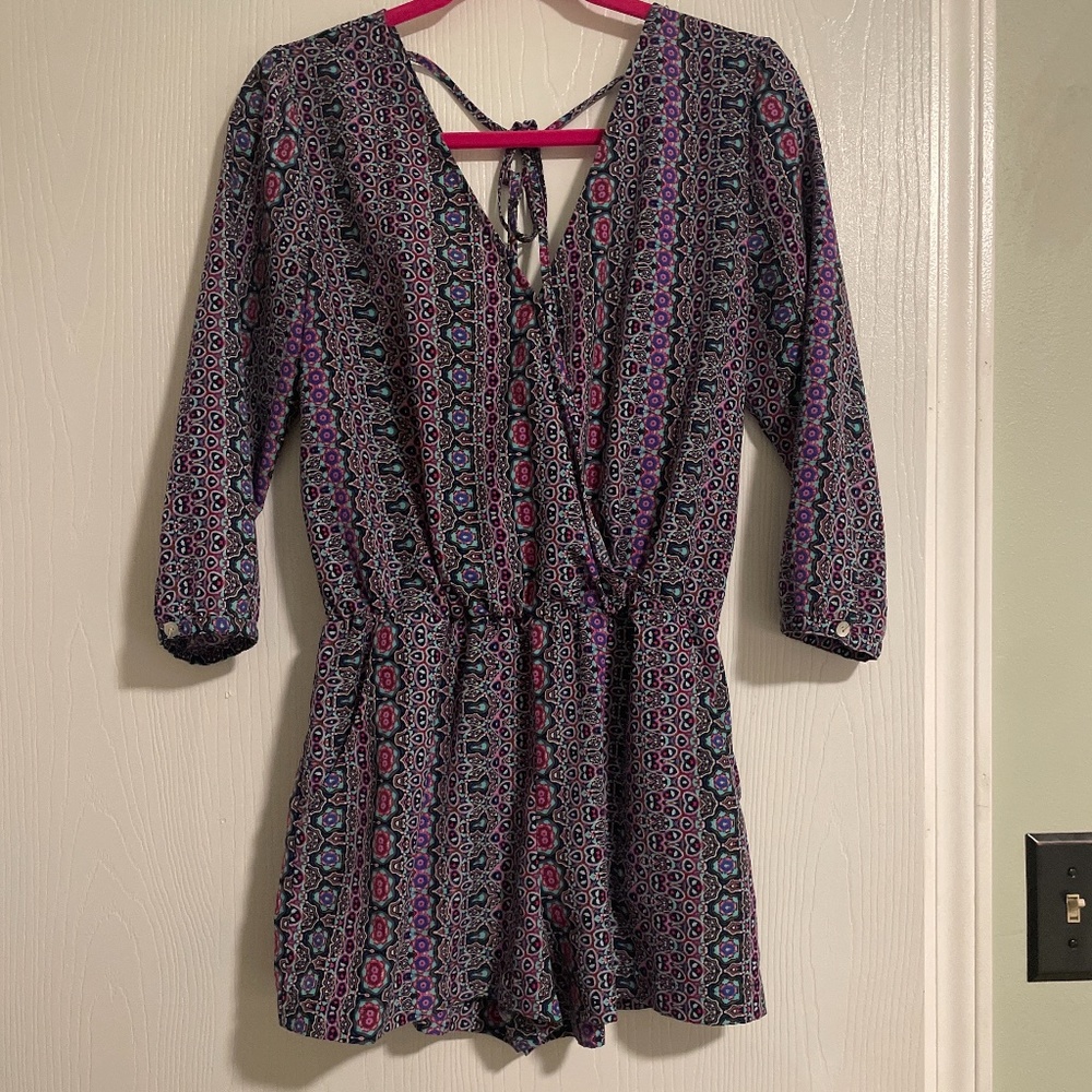 Long sleeve romper